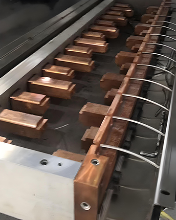 Evaporation system of the coating machine